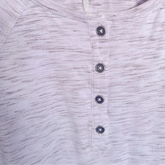 Columbia Purple Heathered Henley Tank Top Size Large Scoop Neck Hiking Outdoor - Picture 3 of 8